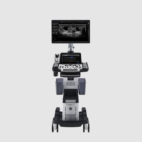 Ultraschallgerät mit Konsole - LOGIQ Fortis™ - GE Healthcare - für Ultraschalldiagnostik in Gynäkologie und Geburtshilfe / für bildgebende Ultraschalldiagnostik im Bauch- und Beckenbereich / für Kardiologie