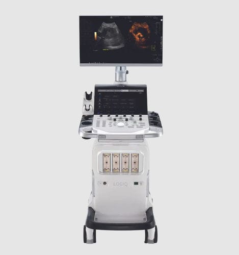 Plattformmontiertes Ultraschallgerät - LOGIQ Totus™ - GE Healthcare - für Multifunktions-Ultraschall / für Ultraschalldiagnostik in Gynäkologie und Geburtshilfe / für bildgebende Ultraschalldiagnostik im Bauch- und Beckenbereich