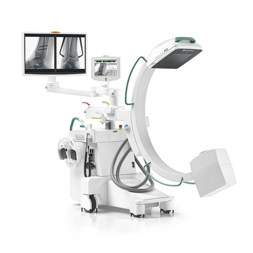 Mobiler C-Bogen - SOLO FD - Ziehm Imaging - mit Flachbildsensor / mit integriertem Bildschirm