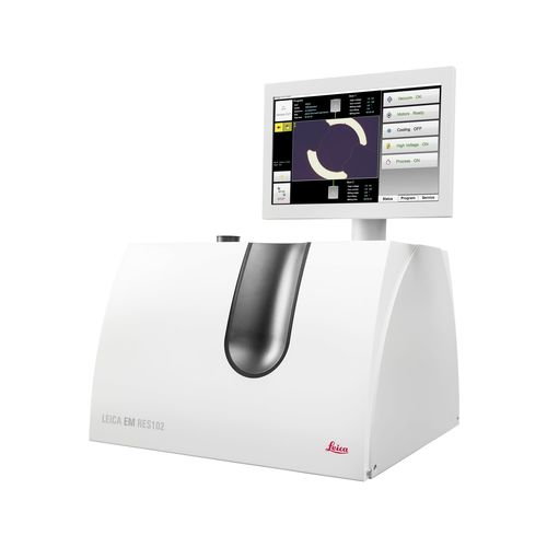 Automatisches Probenvorbereitungsgerät - EM RES102 - Leica Microsystems - Labor / TEM / Tisch