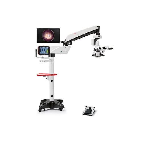 Ophthalmischer Operationsmikroskop - M844  - Leica Microsystems - auf Rollen