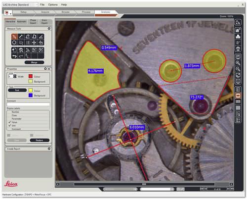 Laborsoftware - LAS Interactive Measurement - Leica Microsystems - für Digitalmikroskope / Analyse / Visualisierung