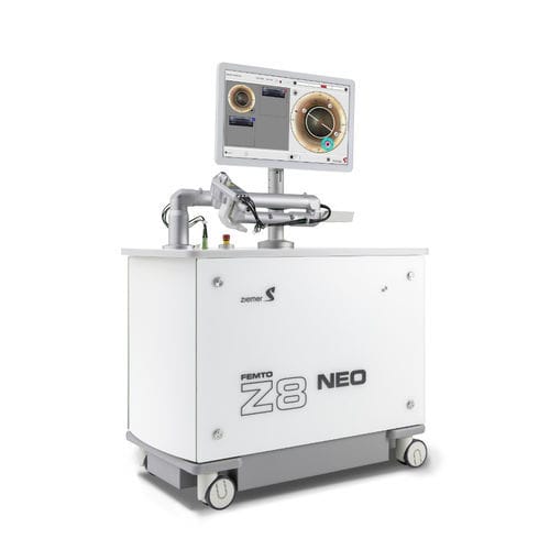 Refraktiv-Laser - FEMTO Z8 NEO - Ziemer Group - für Kataraktchirurgie / für lamelläre Keratoplastik / Festkörper