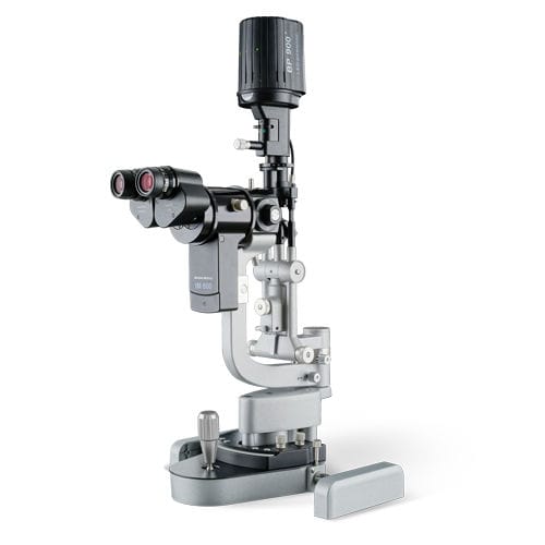 Digitale Spaltlampe - BP 900 - Haag-Streit Diagnostics - Tisch