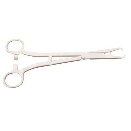 Gynäkologische Klemme - 250 mm | 01.130 - Gyneas - Pozzi / zum Einmalgebrauch / gerade