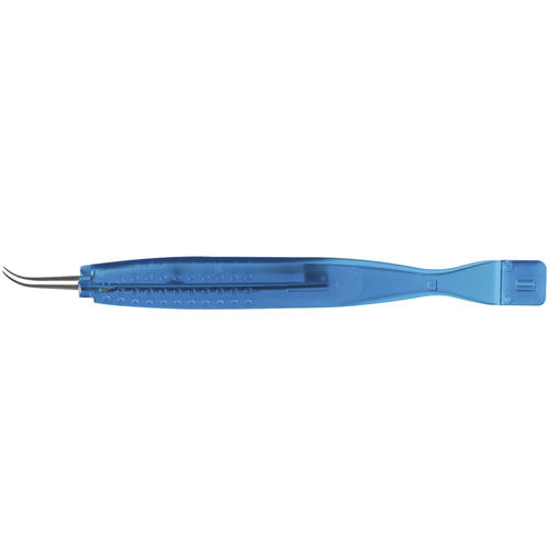 Klemme für Ophthalmologie - 17247X10 - Moria Surgical - zum Greifen / zum Einmalgebrauch / gebogen