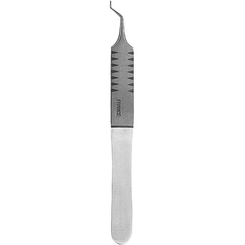 Klemme für Ophthalmologie - 7850B - Moria Surgical - gezahnt / bajonettförmig