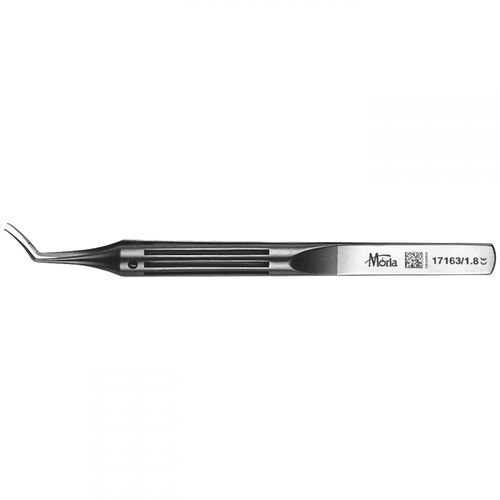 Klemme für Ophthalmologie - 17163/1.8 - Moria Surgical - gebogen