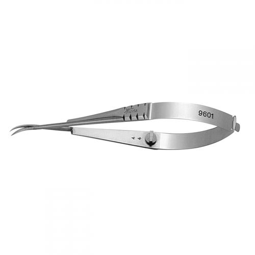 Mikroschere für Augenchirurgie - 9601 - Moria Surgical - Iris / für Humanmedizin / gebogen