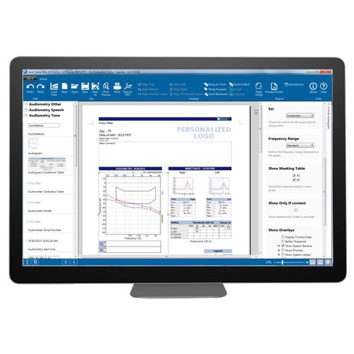 Reporting-Software - OTOsuite  - Natus Hearing & Balance - Content-Sharing / Kontroll / Audiometrie