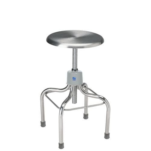 Hocker für Arztpraxis - P-1037-SS - Pedigo - höhenverstellbar / drehbar / Edelstahl