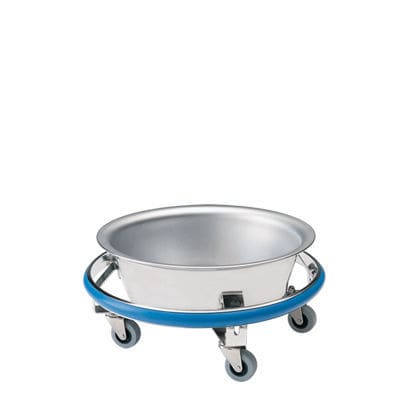 Schalenhalter zur Montage auf Rollwagen - P-1025-SS - Pedigo - Edelstahl