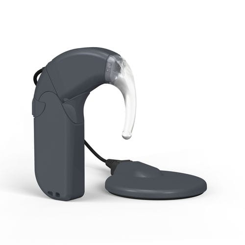 Hinter-dem-Ohr-Prozessoren-Cochleaimplantat - OPUS 2 - MED-EL - kabellos / mit Telefonspule / wiederaufladbar