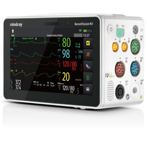 Tragbarer Patientenmonitor - BeneVision N1 - Mindray - Nacht / SpO2 / Atmung