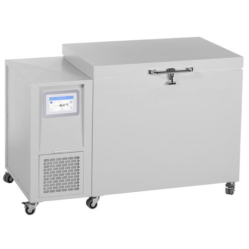 Labor-Gefriertruhe - ULTRAFREEZER 400  - Fiocchetti Scientific Srl - auf Rollen / 1 Tür / Edelstahl