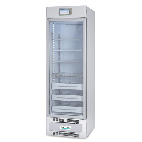 Gefrierschrank für Blutplasma - PLASMA-VISION 400 TOUCH - Fiocchetti Scientific - vertikal / 1 Tür / mit Rostschutz