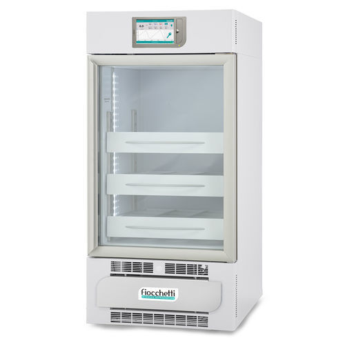 Kühlschrank für Blutbanken - EMOTECA 170 TOUCH - Fiocchetti Scientific - vertikal / 1 Tür / mit Glastür