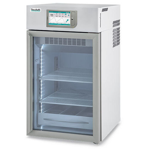Kühlschrank für Apotheken - MEDIKA 140 TOUCH - Fiocchetti Scientific - vertikal / 1 Tür / mit Glastür