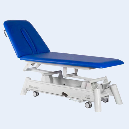 Mechanischer Massageliege - Manumed Optimal - Enraf-Nonius - auf Rollen / mit höhenverstellbarer Rückenlehne / zweiteilig
