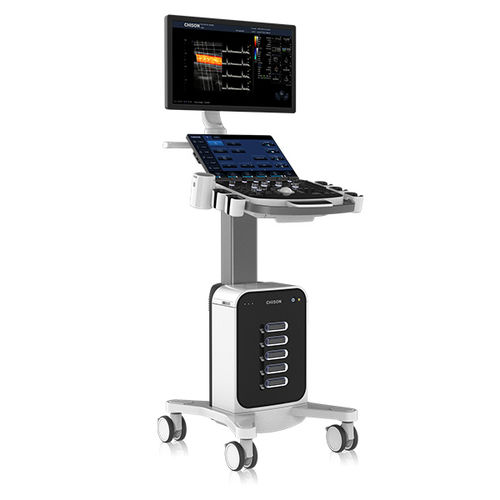 Plattformmontiertes Ultraschallgerät - SonoMax 9 - CHISON Medical Technologies - für Multifunktions-Ultraschall / Farbdoppler / Schwarz-Weiß