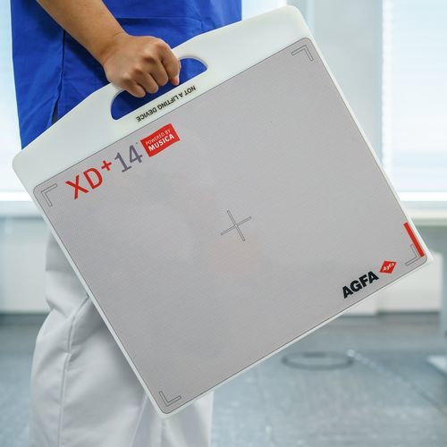 Flachbilddetektor für Veterinärradiographie - Dura-line XD - AGFA - tragbar / kabellos / 14 x 17