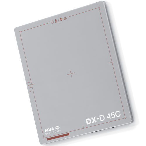 Flachbilddetektor für Veterinärradiographie - DX-D 45 - AGFA - tragbar / kabellos