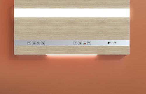 Wandmontierte Versorgungseinheit - free 02 - SCHYNS - horizontal / für die Intensivstation / Patientenzimmer