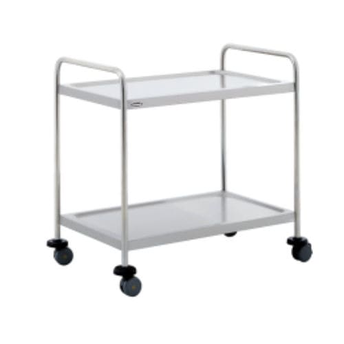 Wagen für OP-Saal - 40085 - Üzümcü Medical Devices - Geräte / Edelstahl / mit Regal