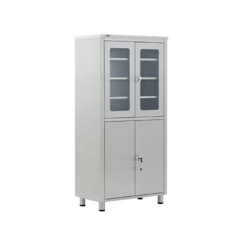 Schrank für OP-Bereich - 40503 - Üzümcü Medical Devices - mit Tür / mit Regal / Edelstahl