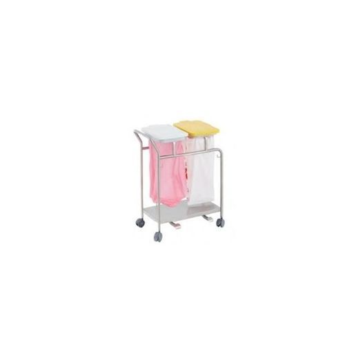 Wäscherei-Sackhalterwagen - 40861 - Üzümcü Medical Devices - Reinigung / 2 Säcke / aus Edelstahl