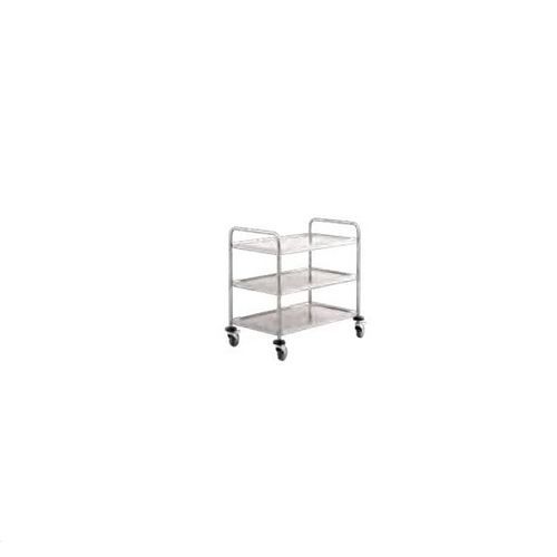 Gerätewagen - 40088 - Üzümcü Medical Devices - für OP-Saal / Edelstahl / mit Regal