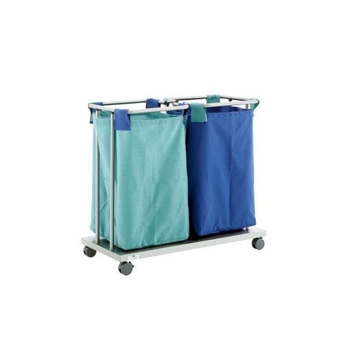 Wäscherei-Sackhalterwagen - 40585 - Üzümcü Medical Devices - Transport / Lager / 2 Säcke