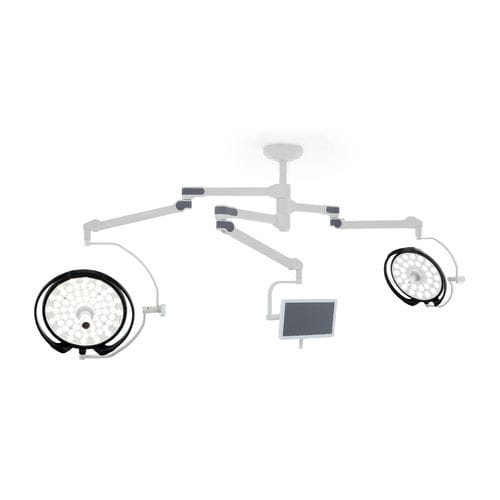 Deckenmontierte OP-Leuchte - DL-62CM - Üzümcü Medical Devices - LED / mit 3 Armen / 96
