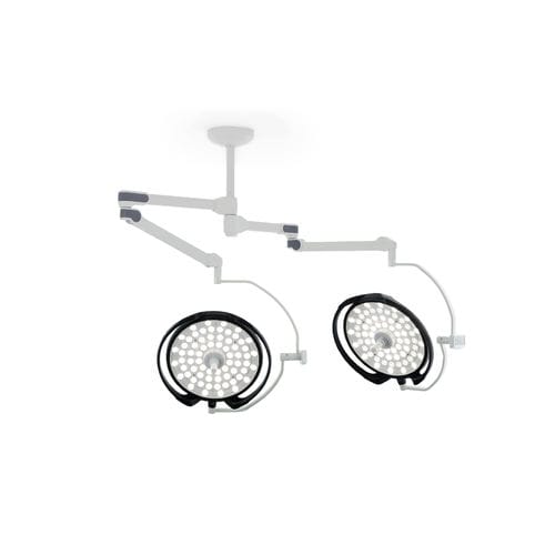 Deckenmontierte OP-Leuchte - DL-66D - Üzümcü Medical Devices - LED / mit 2 Armen / 96