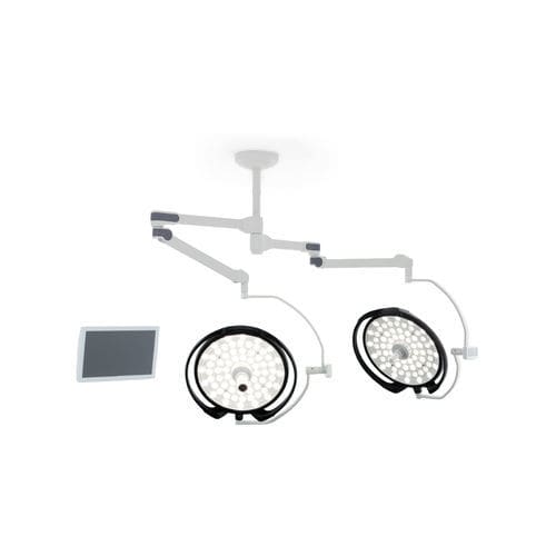 Deckenmontierte OP-Leuchte - DL-66CMW - Üzümcü Medical Devices - LED / mit 2 Armen / 96