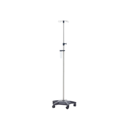 Infusionsstativ auf Rollen - 10310 - Üzümcü Medical Devices - 4 Haken / Edelstahl