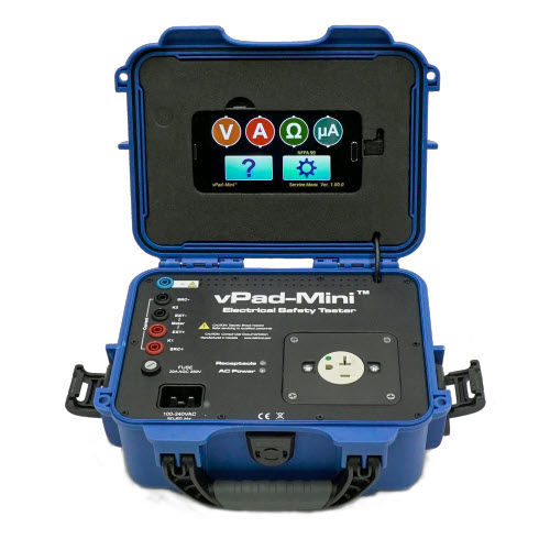 Elektrischer Sicherheitstester - vPad-Mini™ - Datrend Systems - für medizinische Geräte / automatisch / manuell