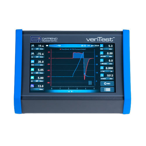 Drucktester - venTest - Datrend Systems - Durchfluss / für Beatmungsgeräte / Anästhesiearbeitsplätze