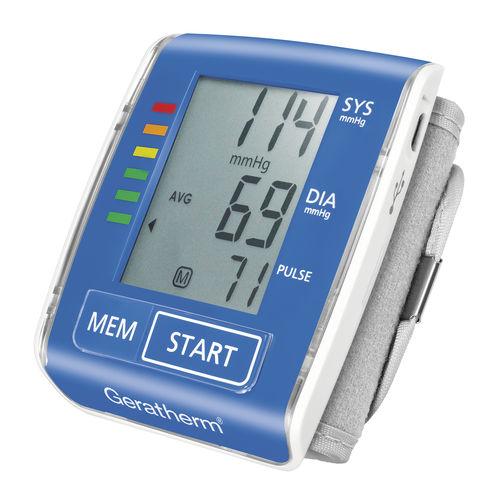 Oszillometrischer Blutdruckmonitor - active control - Geratherm Medical AG - Handgelenk / mit integrierter Manschette / mit USB-Anschluss