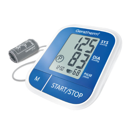 Oszillometrischer Blutdruckmonitor - GT-1775 - Geratherm Medical AG - mit Akku / mit Erwachsenenmanschette / smart