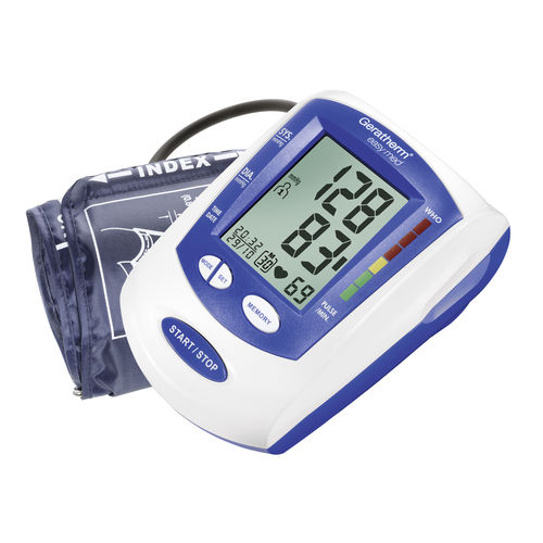 Oszillometrischer Blutdruckmonitor - easy med - Geratherm Medical AG - mit Akku / mit Erwachsenenmanschette / 3x30