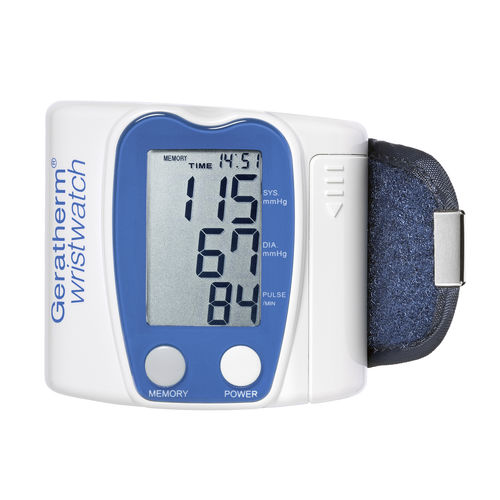 Oszillometrischer Blutdruckmonitor - KP-6130 - Geratherm Medical AG - Handgelenk / mit integrierter Manschette / mit Akku