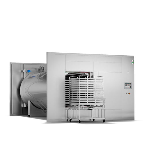 Medizinisch Sterilisator - AMS  - Steelco - für die Pharmaindustrie / Dampf / horizontal