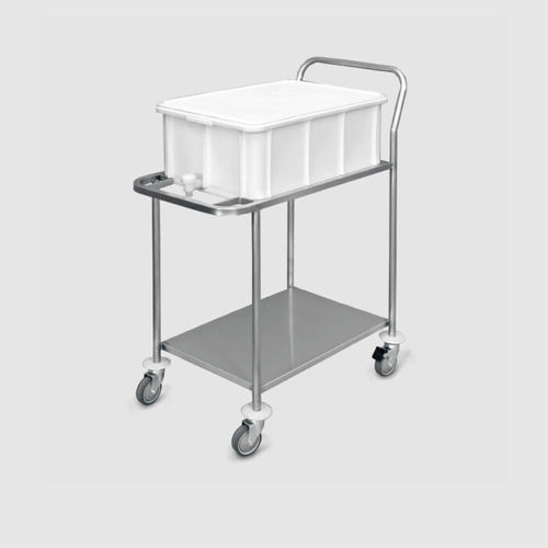 Wagen für Sterilisationscontainer - 999M0BSC0005 - Steelco - für Labormaterialien / für Transport / offene Bauweise