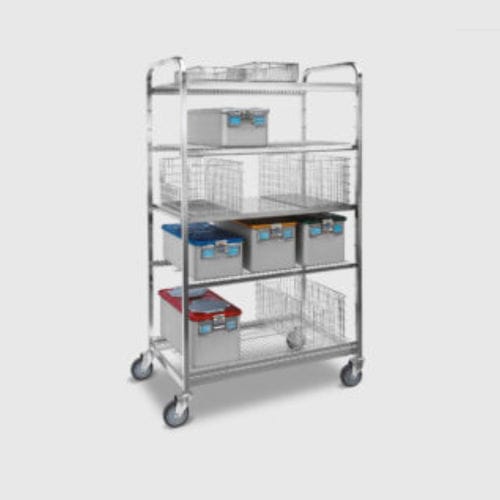 Medizinischer Wagen - 999M0BNST series - Steelco - für Sterilisationscontainer / Labor / Mehrzweck