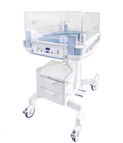 Wärmestrahler für Neugeborene / mit Stauraum - Lifetherm 2000 - Löwenstein Medical - auf Rollen