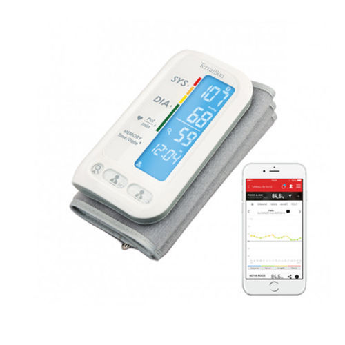 Automatischer Blutdruckmonitor - TensioSmart - Terraillon - kabellos / mit integrierter Manschette / iOS