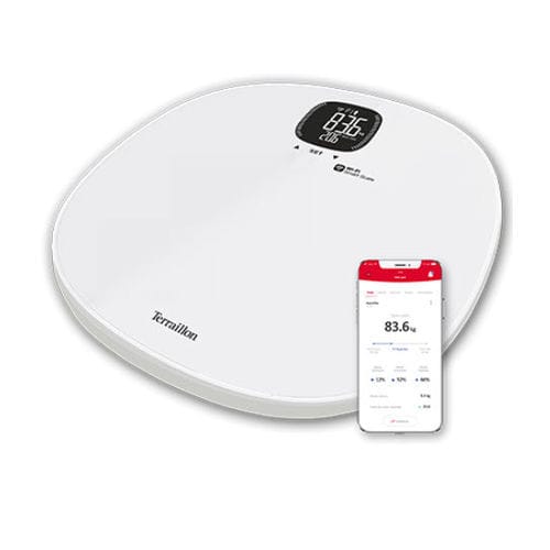 Körper-Analysewaage / Bioimpedanzmessung - Master Form - Terraillon - Plattform / transportierbar / mit LCD-Display