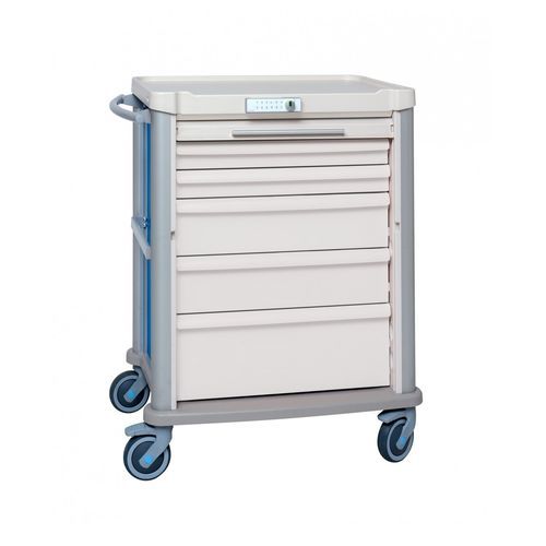 Medizinischer Wagen - Eolis® 600x400 - VILLARD MÉDICAL - Mehrzweck / Pflege / Aluminium