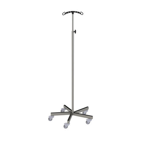 Infusionsständer auf Rollen - 317.22 - VILLARD MÉDICAL - 4 Haken / 2 Haken / teleskopisch